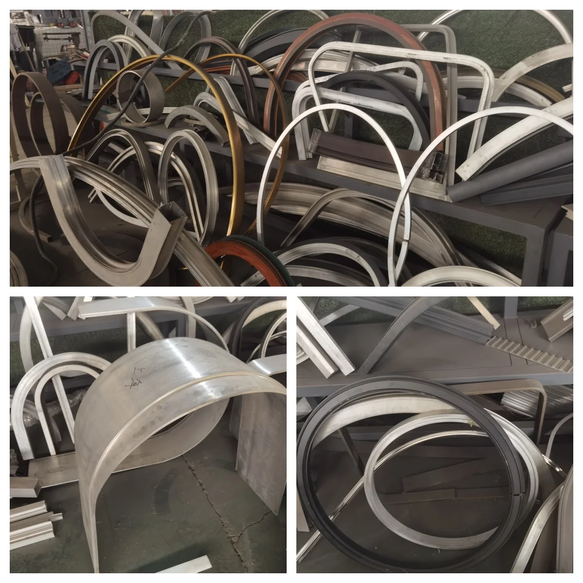 Profilé en aluminium de vente directe d'usine avec tape де rouleaux