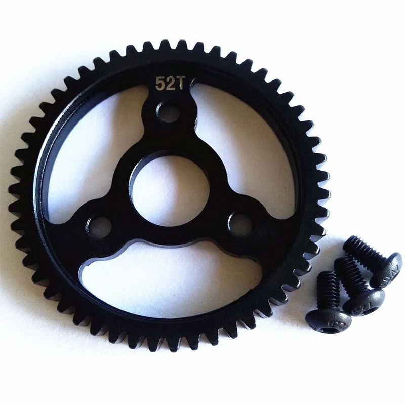

1 шт. Твердая стальная зубчатая шестерня 50T 52T 32P 0,8 M для Traxxas Slash Stampede, нержавеющий механизм 4x4 6842 6843, детали для радиоуправляемых автомобилей