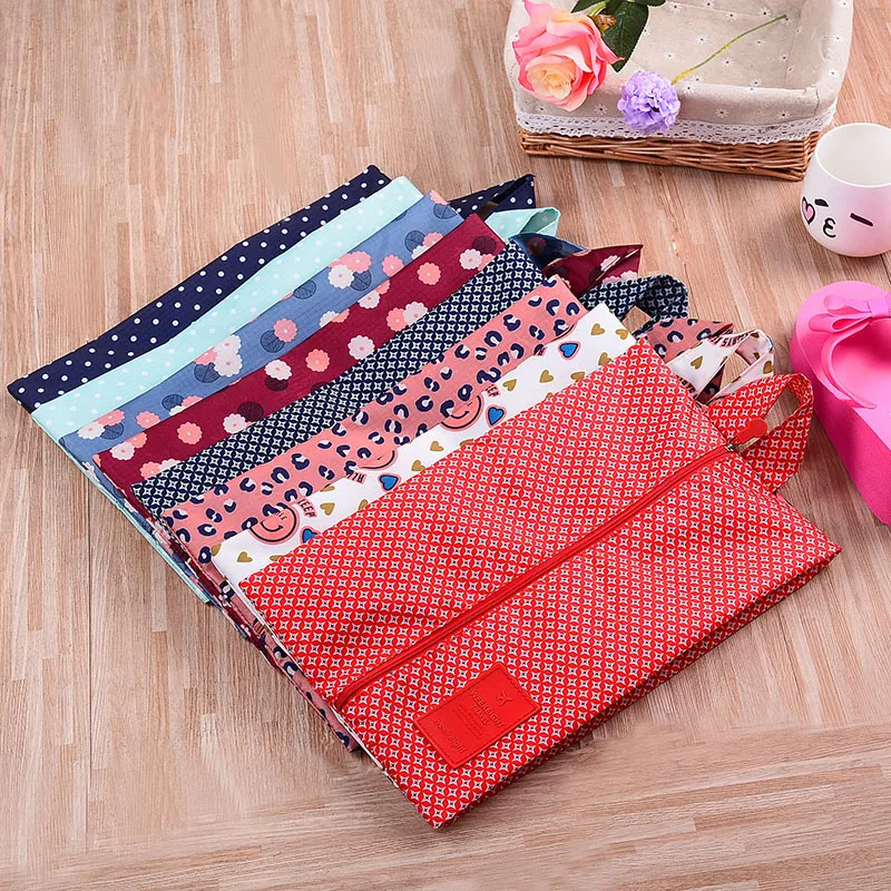

Portable Waterproof Travel Bag Shoe Bag Closet Storage Beach Toy Shoes Sorting Polyester Zipper Dustproof Cover Makeup Organizer