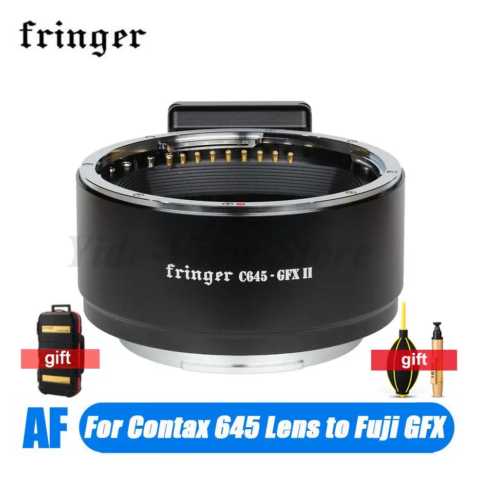 

Fringer C645-GFX II Lens Adapter for Contax 645 Lens to Fuji GFX Cameras Like FX100 GFX100S GFX50S GFX50R 50S II Free Shipping