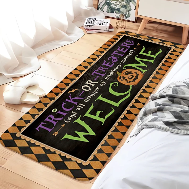 

Bedroom Mats Welcome Non-slip Mat Room Rugs Balcony Kitchen Carpet Doormat Entrance Door Home Foot Bath Bathroom House Hallway