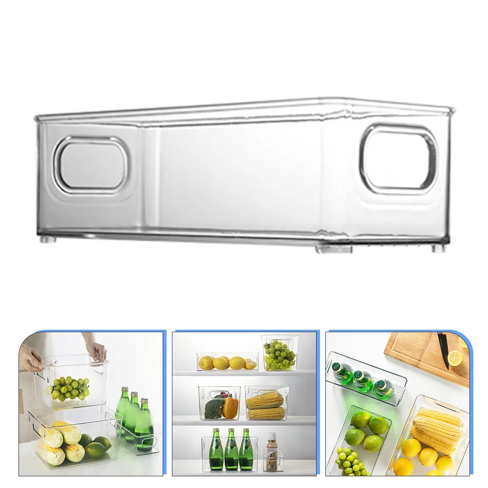 

Storage Box Beverage Refrigerators Fridge Drawer Organizer Egg Tray Preservation Box Plastic Pantry Storage Bin