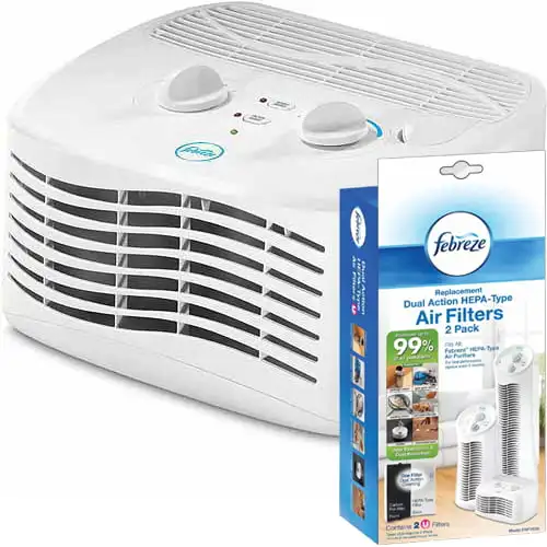 

Tabletop Air Purifier with Replacement Filter 2 pack