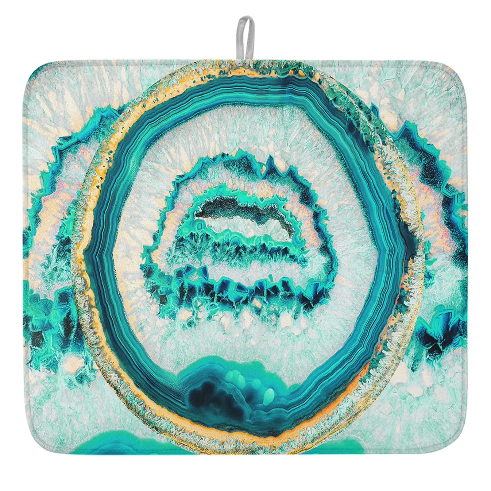 

Винтажный Агат, бытовой коврик для сушки посуды для кухни, чашек, тарелок, подстилка для раковины, впитывающий товар для кухни