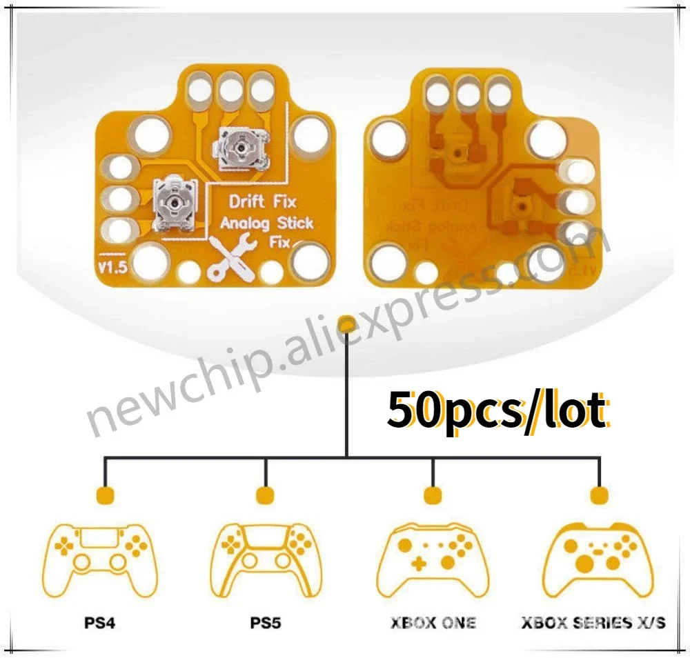 50 шт./лот Калибровочная пластина для ПК PS4 PS5 держатель джойстика дрифта с точными