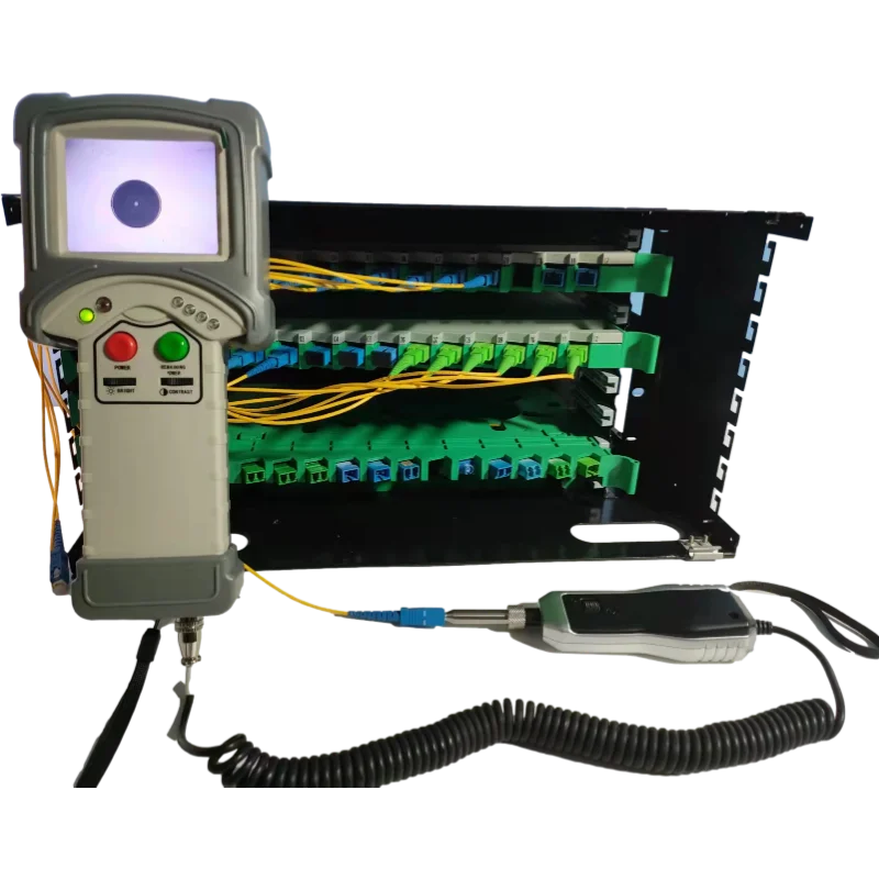 

TIP-600V Fiber Video Inspection Probe Handheld Fiber Optic Connector Inspection Microscope