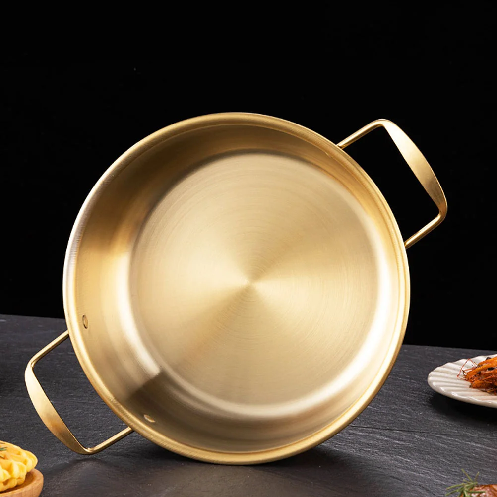 

Stainless Steel Cooking Utensils Instant Noodle Pot with Lid Big Pots Kitchen Cookware Large Soup