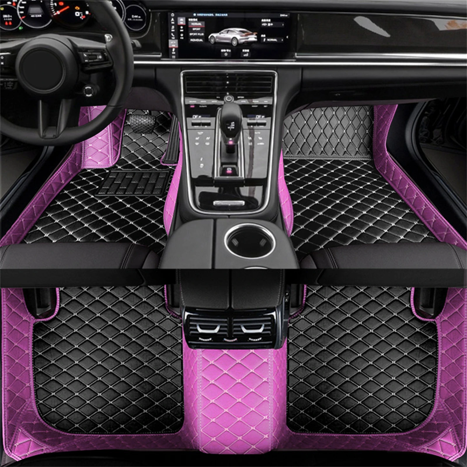 Custom Non-slip Leather Car Floor Mats For Scion IM XB  TC XA Waterproof Dustproof Soft Car Interior Accessories