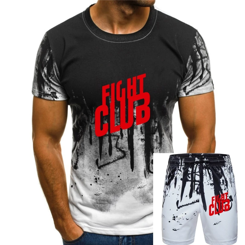 

2018 Film Fight Club T Shirt Men Tyler Durden Brad Pitt Project Mayhem Letter Printed T Shirt Women 100% Cotton Tees Clothing