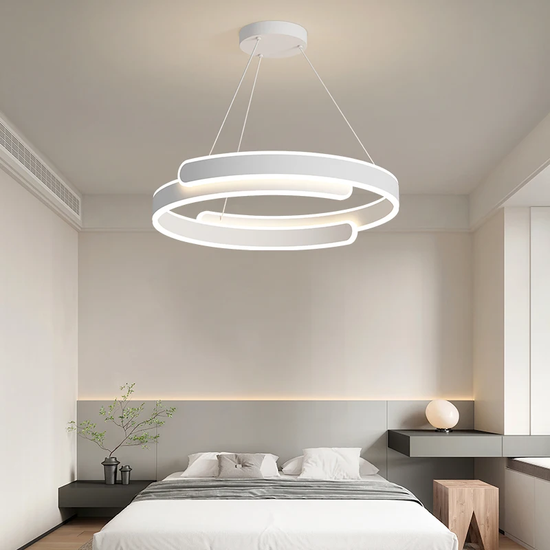 

Modern bedroom chandelier creative restaurant lamp white ins bedroom lamps lighting for living room luxury hanging ceiling lamp