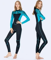 women lady 2mm neoprene long sleeved dive suit scuba diving jump surf wetsuits
