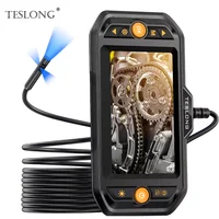Teslong Three Lens Endoscope Camera, 1080P 4.3'' Screen Inspect Camera Video Scope with 32TF Card for Car Sewer Duct Drain Pipe