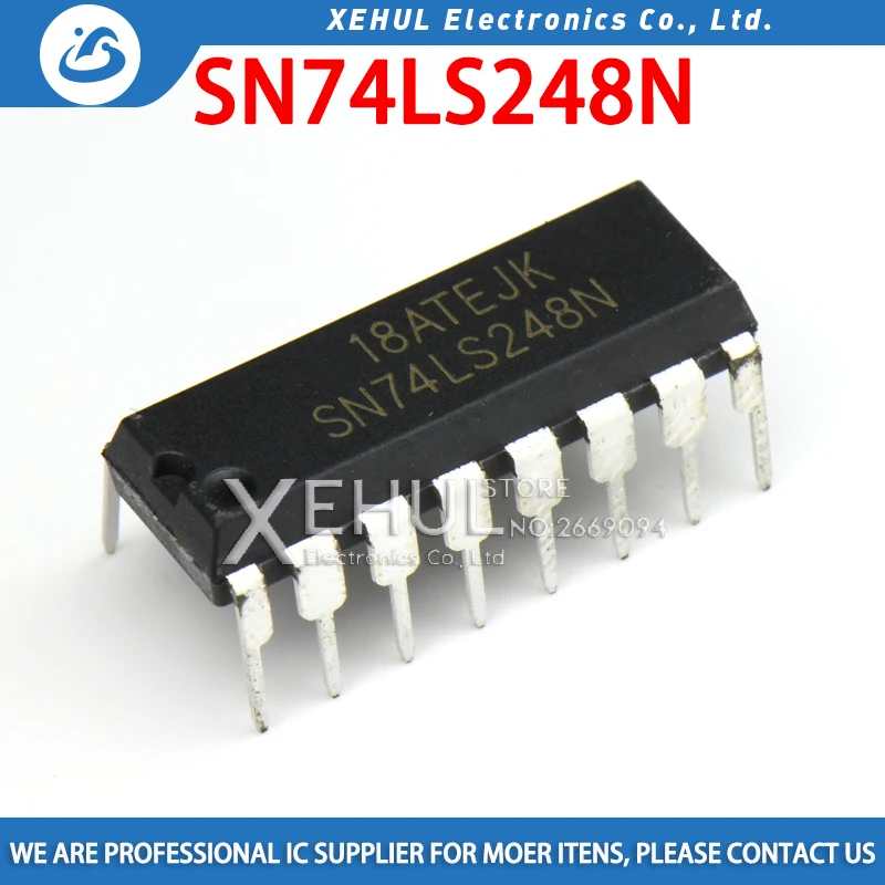 

10PCS /50PCS Free shipping SN74LS248N 74LS248N HD74LS248P HD74LS248 74LS248 74LS248P DIP-16 NEW