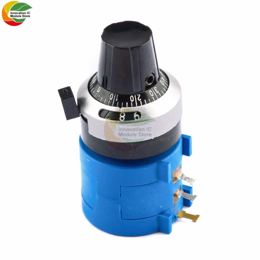 

1PCS 3590S 6.35 Mm Precision Scale Knob Potentiometer Knob Equipped With Multi-turn Potentiometer