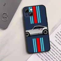 martini racing horizontal stripe phone case for iphone 13 12 11 pro max x xr xs mini 7 8 6s plus 2020 phone full coverage covers