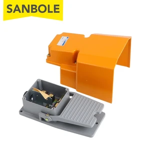 LTH-1/6 Foot Switch Aluminum Shell Machine Tool Parts Silver Point Electrical Power Industrial Reset pedal switch