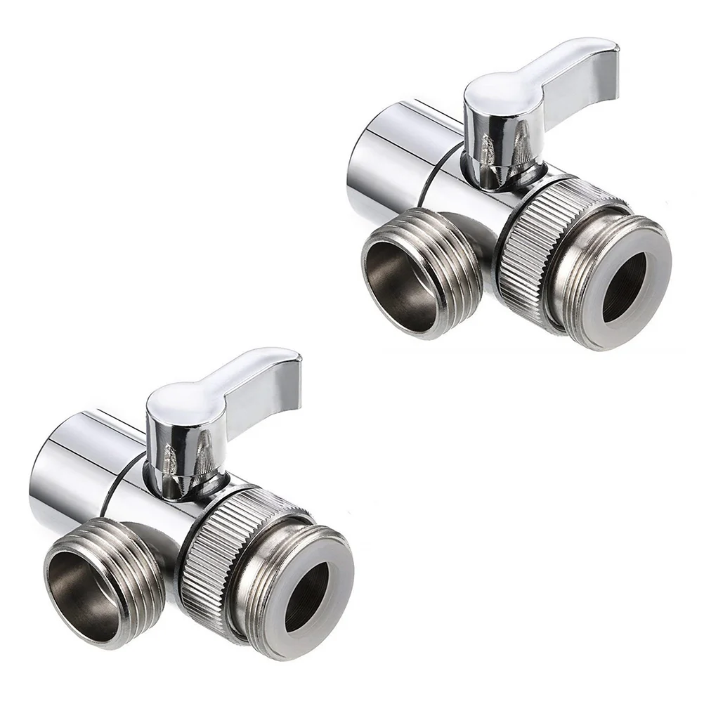 

2pcs 3-Way Shower Arm Diverter Valves for Handheld Shower