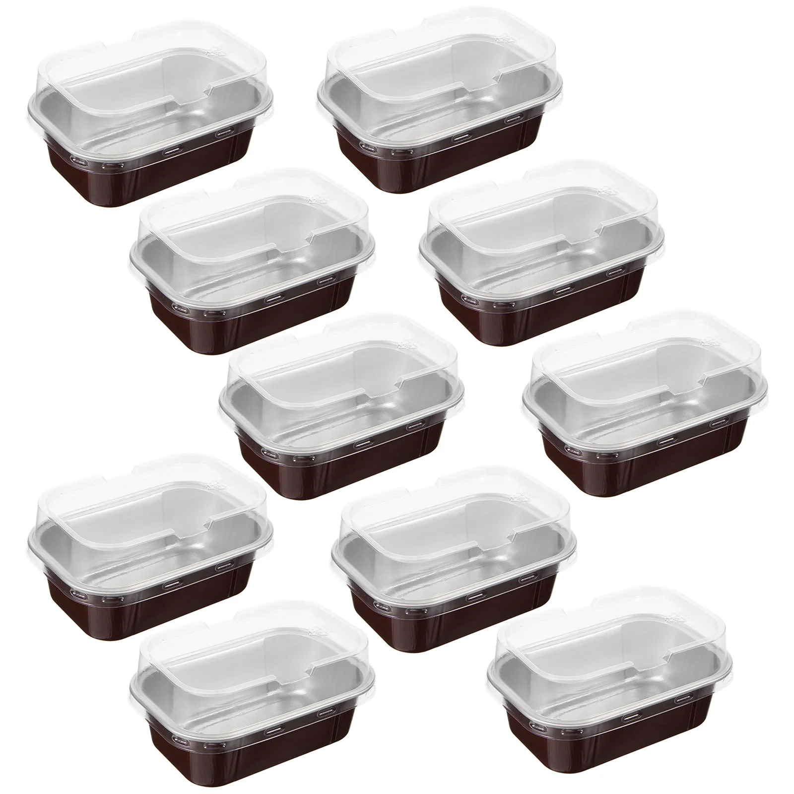 

50 Pcs Cake Foil Cupcake Liners Baking Supplies Bread Cups Muffin Pudding Container Tart Molds