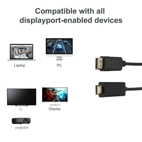 BGGQGG DisplayPort-HDMI кабель 1.8 м