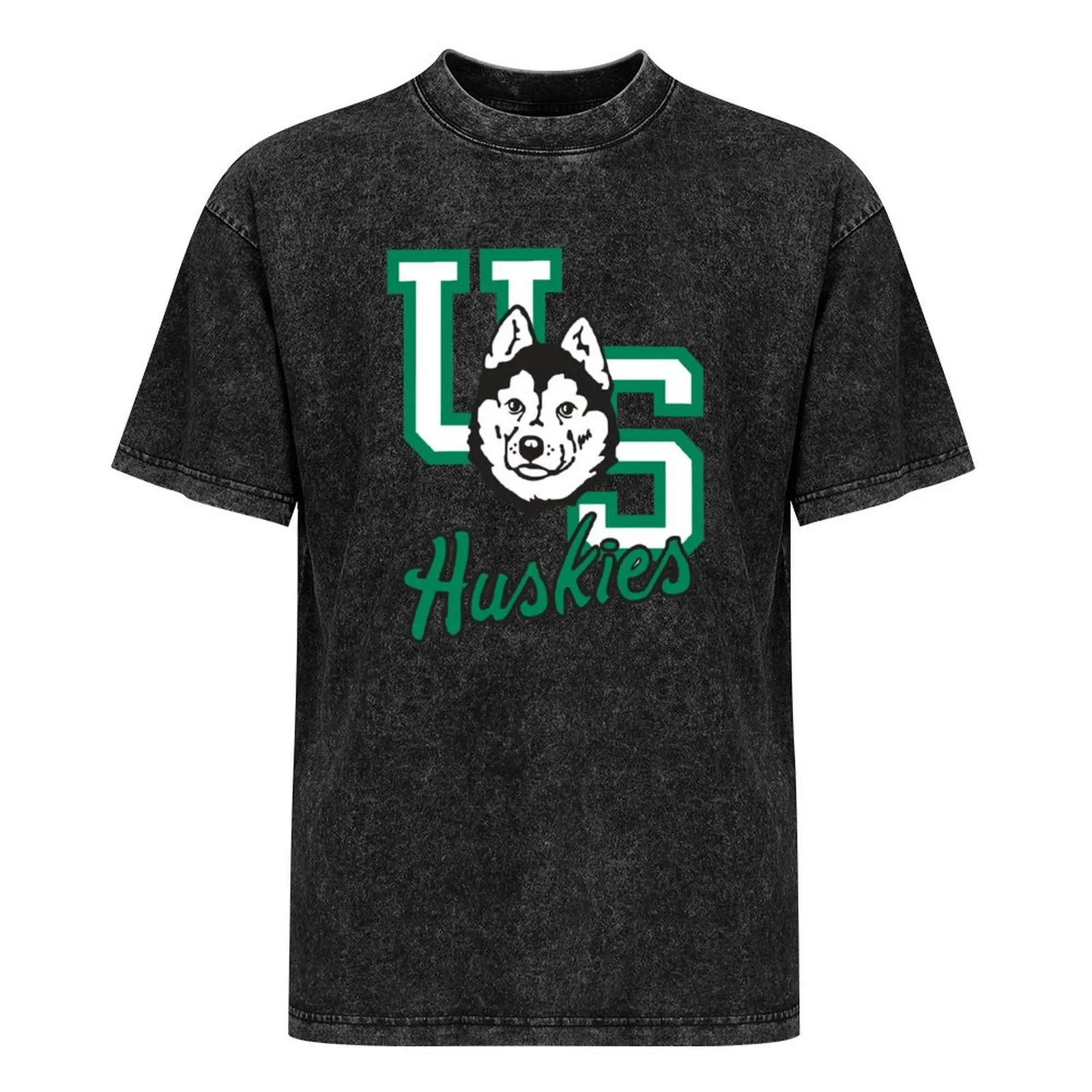 Футболка Saskatchewan College Huskies Logo1 мужская хлопок