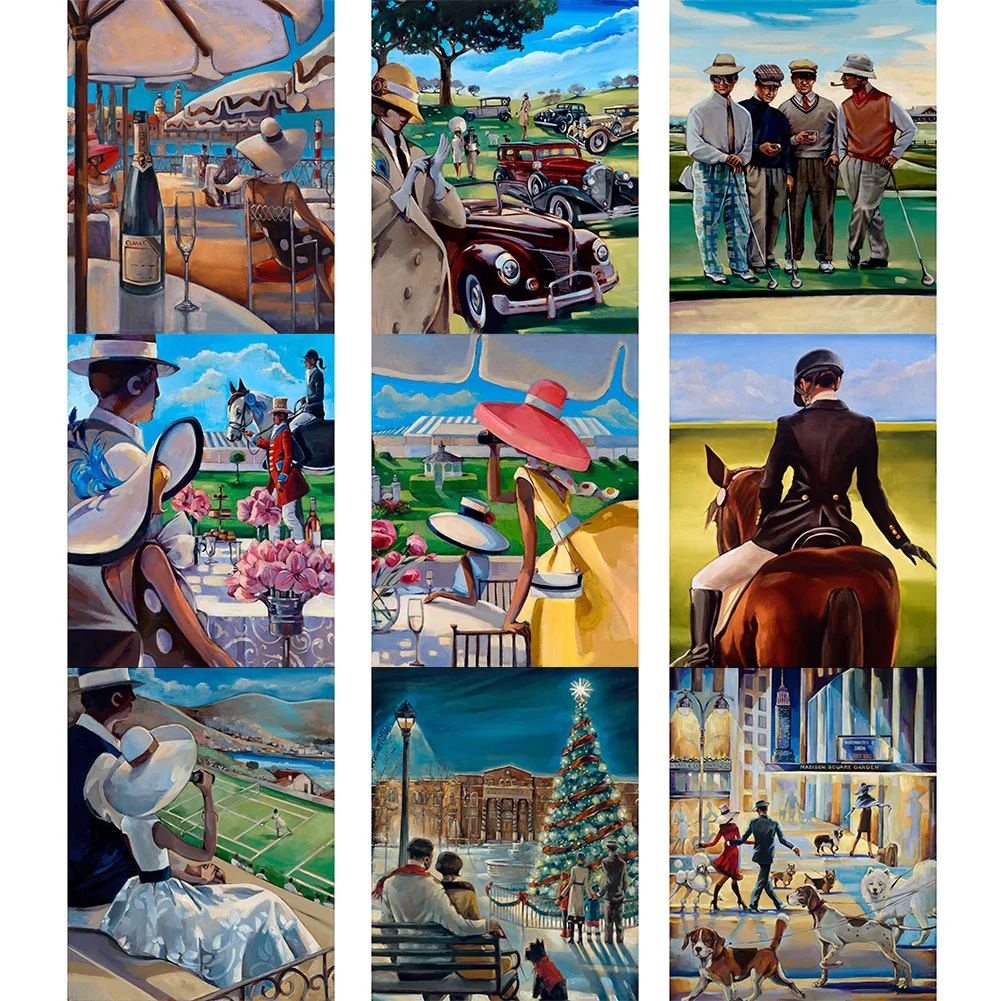 

Canvas Painted Oil Paint By Numbers Canvas Painting Frameless Craft Oil Paint Wall Art Modern Bedroom Decor