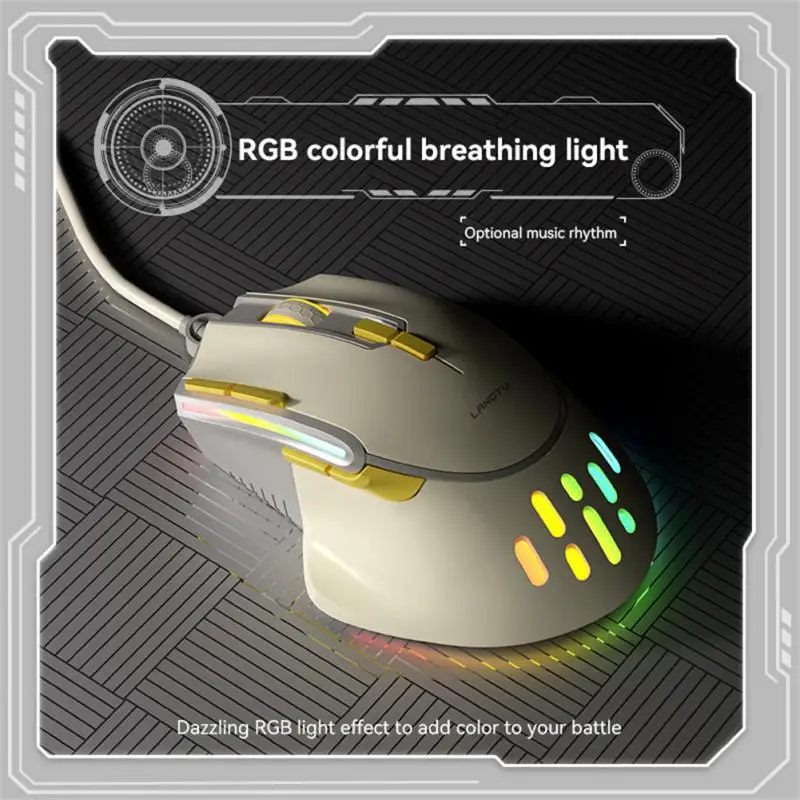

2023 E-sports Wired G3 Mechanical RGB Optical Mouse 12800DPI Business Office Game Notebook Desktop Wired Mouse For Laptop PC