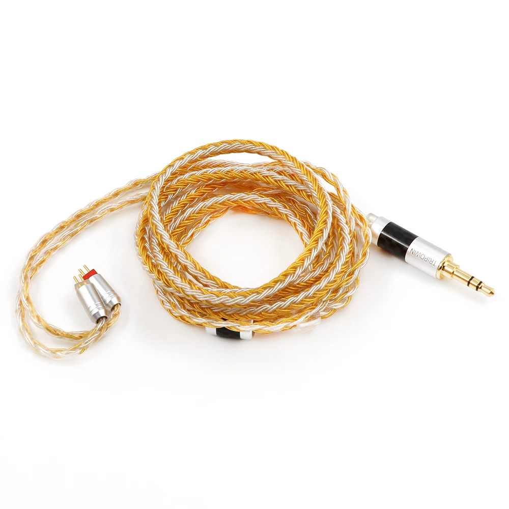 

Tripowin Zonie 16 Core Silver Plated Cable SPC Earphone Cable QDC MMCX 2 PIN FOR KZ ZS10 PRO C16 C12 BL03