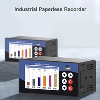 industrial smart paperless recorder temperature pressure humidity voltage logger trend chart data report pt100 usb 4 20ma rs485