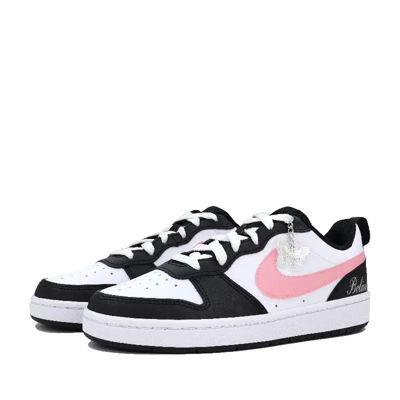 【Настроить】Nike Court Borough Обувь для скейтбординга Женские кроссовки BQ5448-115