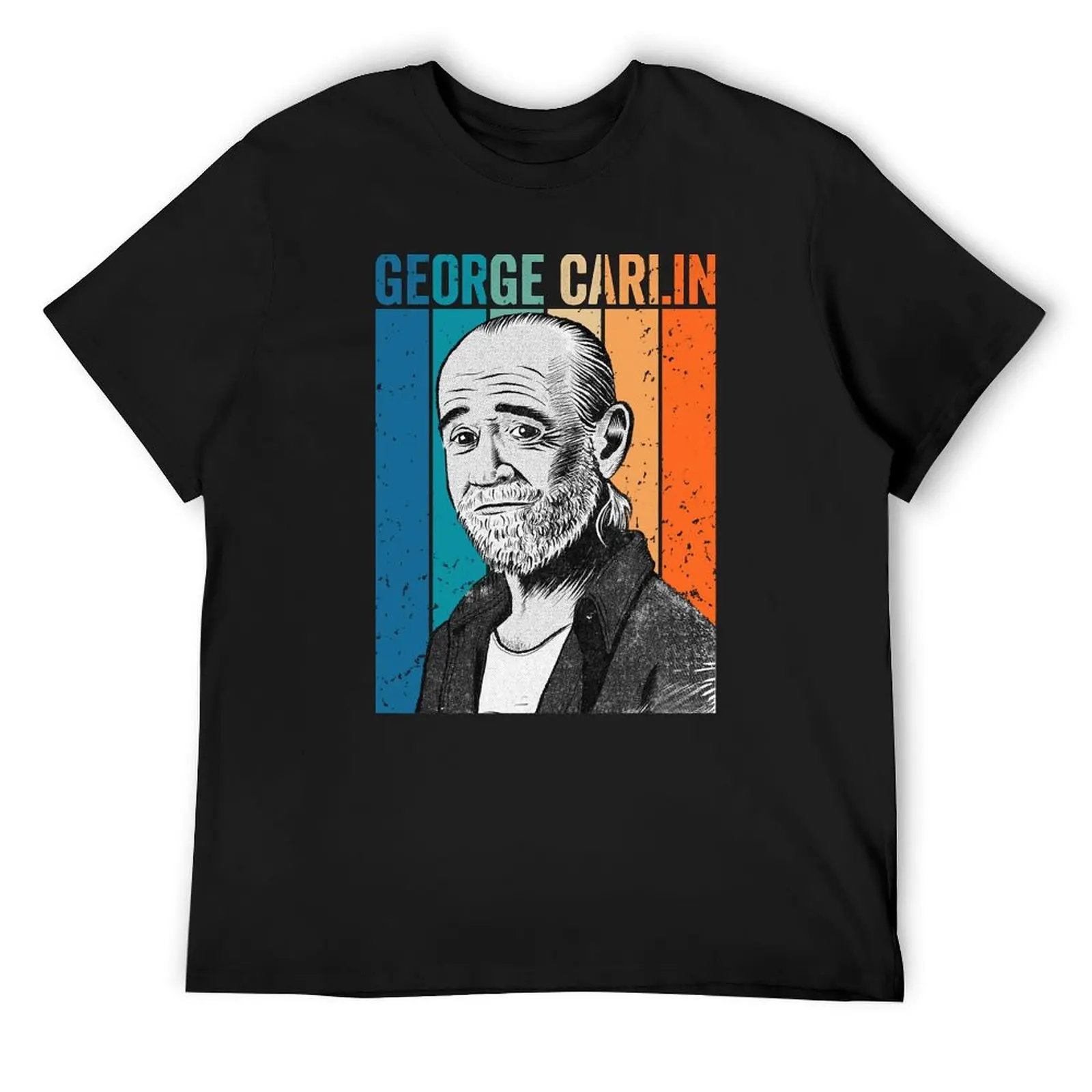 Футболка George Carlin Comedy Legend блузка для мальчика мужская одежда