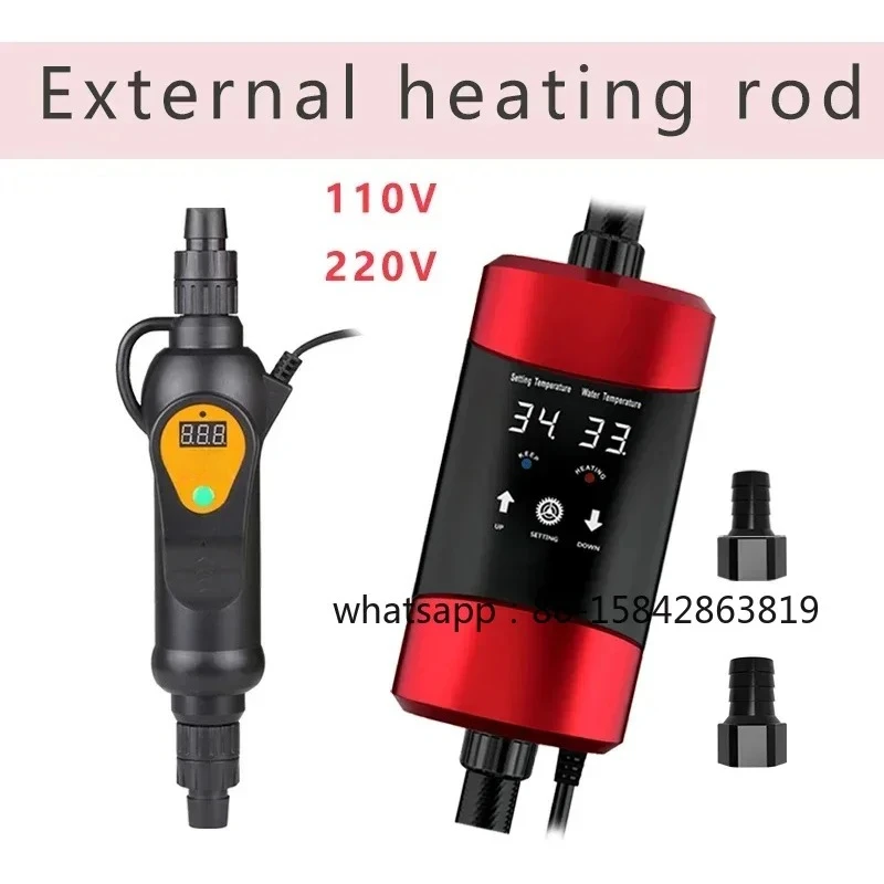 Фото Нагреватель для аквариума Sunsun EH-300 EH-500 800W 1000W, 110-240В, с регулируемой температурой, внешний, с автоматическим термостатом №2