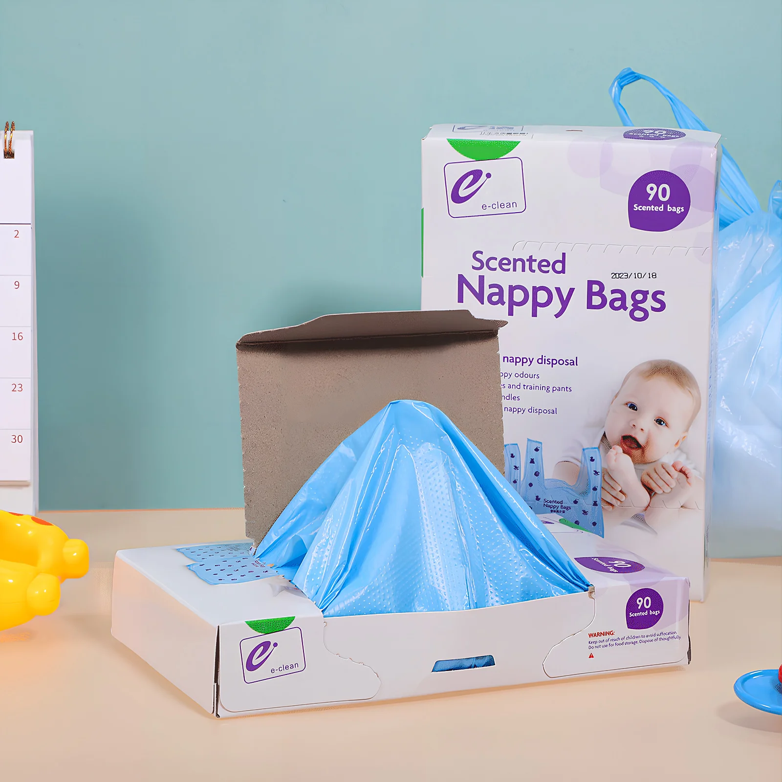 2 коробки мешки для подгузников коллекция ароматических мусора кошачьего