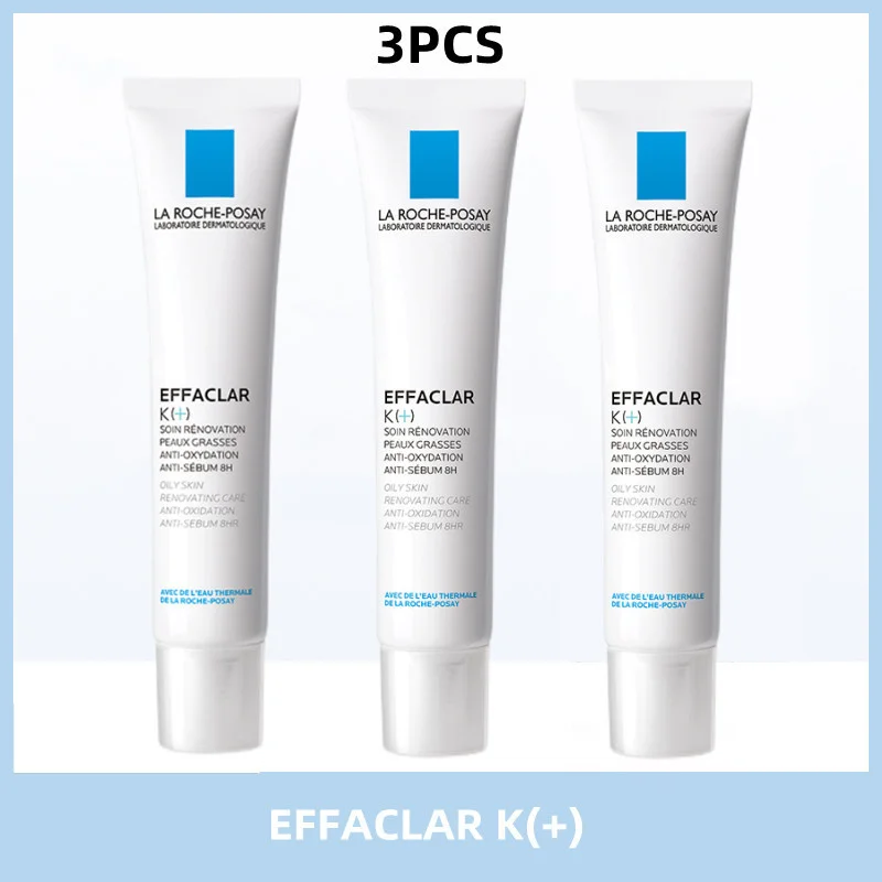 

3PCS La Roche Posay EFFACLAR K+ And Duo+ Salicylic Acid Acne Treatment Cream Pimple Blackhead Removal Oil Control Skin Care