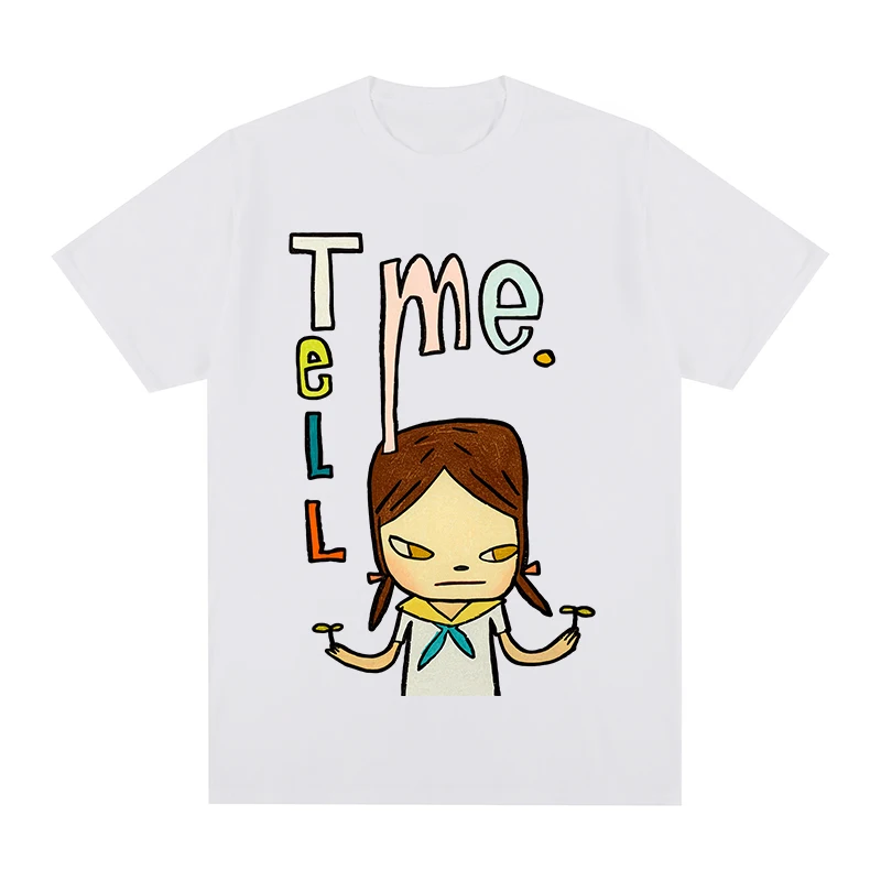 

Yoshitomo Nara tell me T-shirt Cotton Men T shirt New TEE TSHIRT Womens Tops