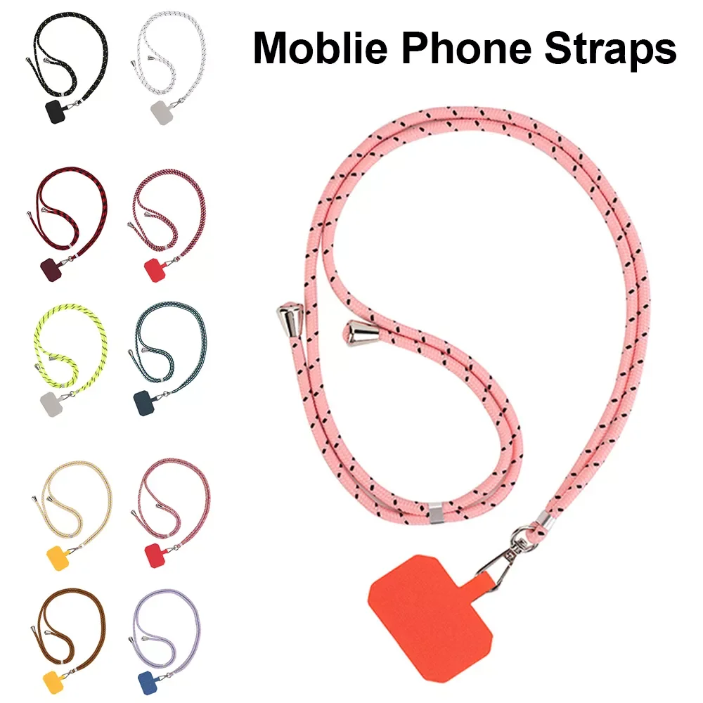 

Universal Mobile Lanyard Anti-lost Lanyard Strap Adjustable Detachable Phone Crossbody Hanging Neck Rope Phone Safety Tether