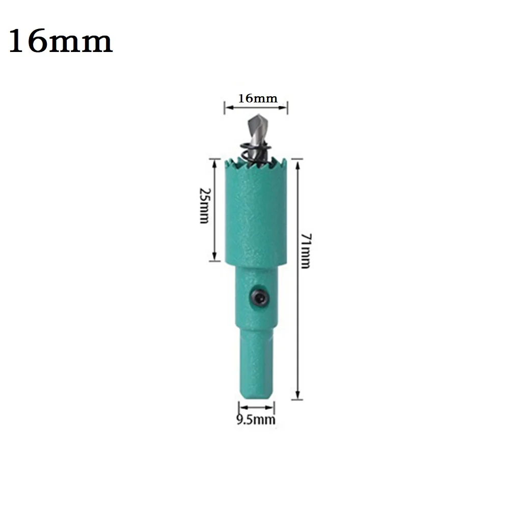 

16-50mm Bimetal Wood Hole Saw Drill Bit HSS Steel New M42 Core Hole Saw Suitable For Downlight Plasterboard Woodworking Tool