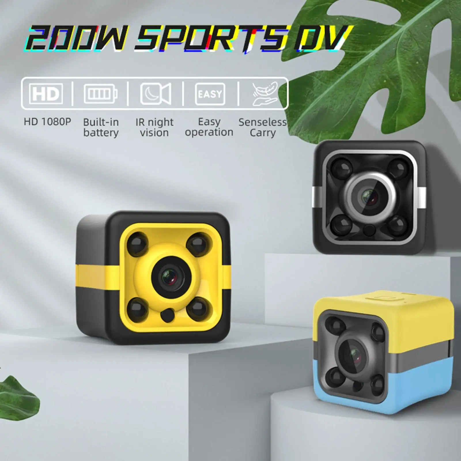 

Mini Wide Angle Camera HD 1080P Sensor Night Vision Camcorder Motion DVR Micro Camera Sport DV Video Small Camera