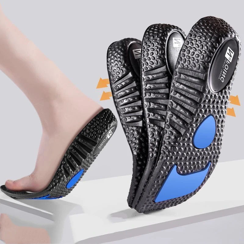 4PCS Breathable Insoles for Shoes Sole Shock Absorption Deodorant Cushion Sport Insoles for Feet Man Women Orthopedic Insoles