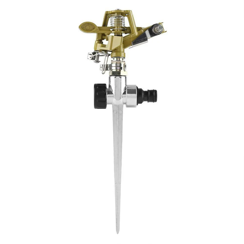 

Lawn Sprinkler 360 Degree Rotating Automatic Garden Irrigation Water Spray Nozzle 4 Point Swing Arm Sprinkler Large Area