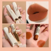 makeup matte lipstick waterproof lip gloss liquid lip tint cream pigment long lasting silky texture for lips women cosmetics