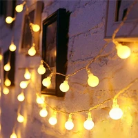 1 5m 3m 6m usbbattery power led ball lights holiday wedding party lights decoration fairy string light waterproof outdoor lamp