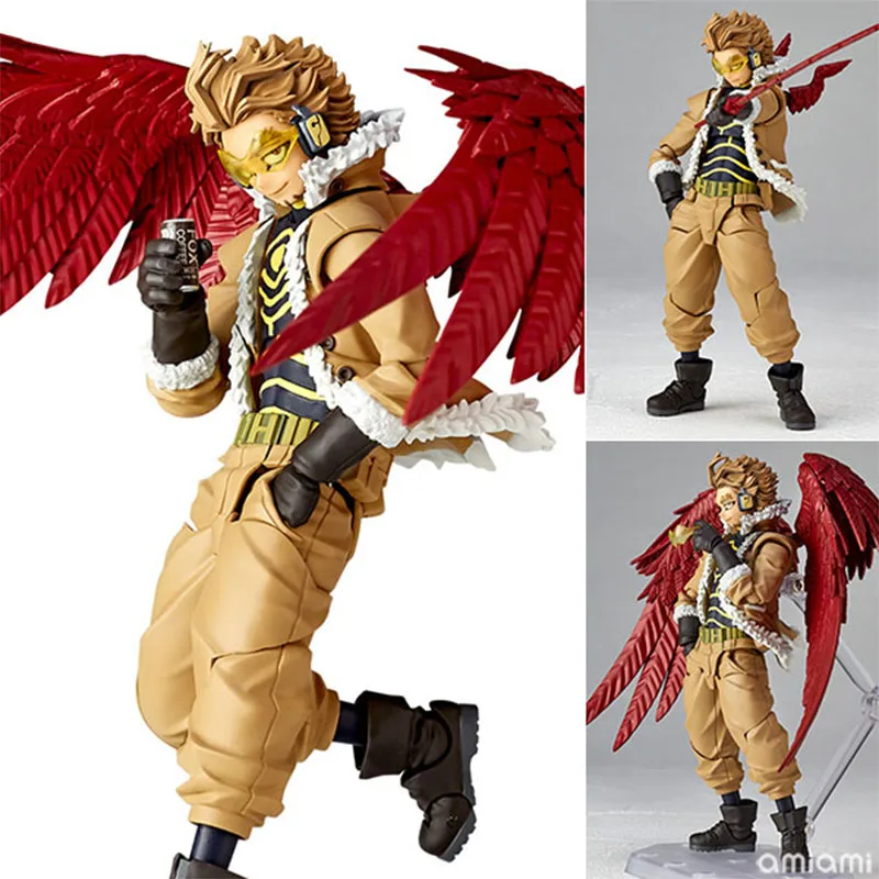 

В наличии Оригинальные фигурки героев Kaiyodo Amazing Hawks My Hero моя геройская Академия игрушки Модель ПВХ подарки аниме фигурка