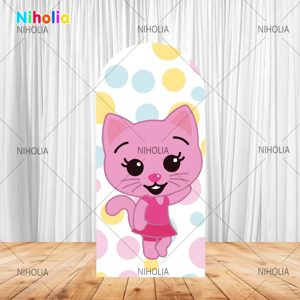 Plim Plims Arch Backdrop Kids Birthday Party Photo Photograph Background Decoration Wall Baby Shower Booth