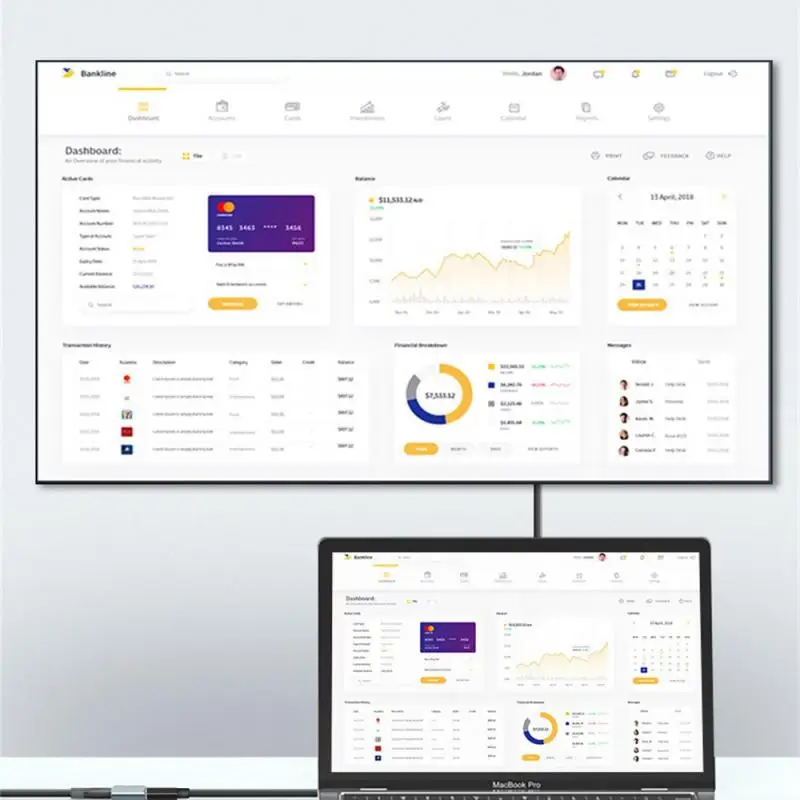 Разъем для монитора 1/2/3 шт
