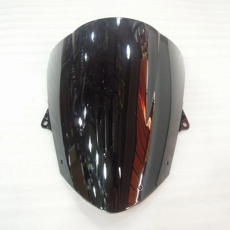Фото 5-цветное лобовое стекло для Kawasaki NINJA ZX-6R 2009-2014/ZX-10R 2008-2010, ветровое стекло с двойным пузырьком, передние аксессуары для мотоциклов №1