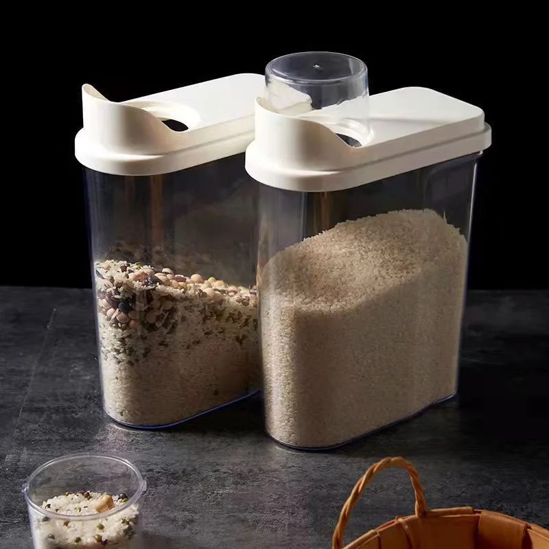 

Grain Storage Box Japanese Sealed Tank Moisture-Proof Kitchen Household Food Storage Tank Grain Storage Rice Bucket Food Storage