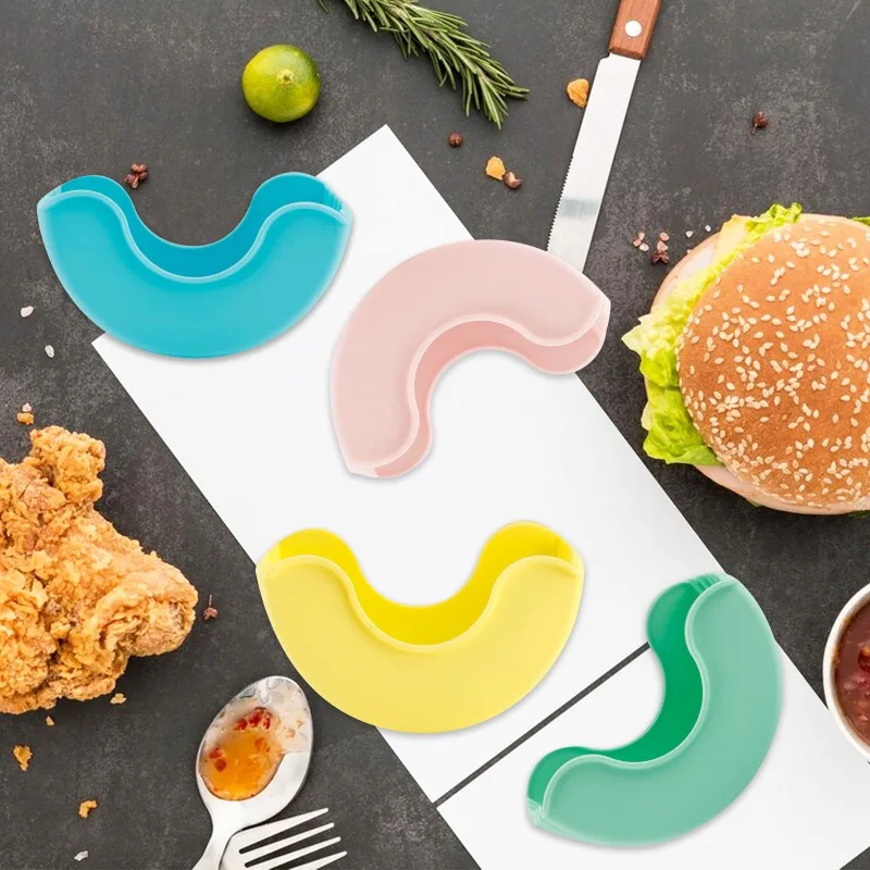 4 шт. силиконовые держатели для гамбургеров