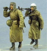 135 scale die cast resin figure model assembly kit soviet ptrd anti tank rifle infantry unpainted free shipping
