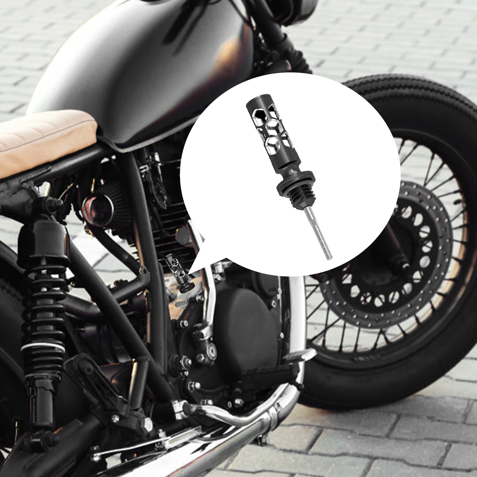 Щуп для масла мотоцикла аксессуары мотоциклов интерьерный разъем уровня