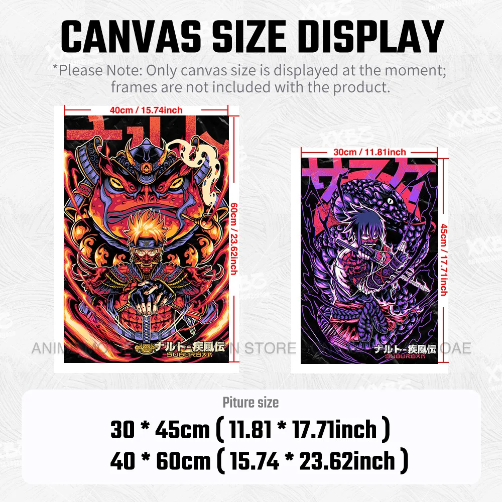 Картина удзумаки Наруто домашний декор Учиха Итачи Аниме Холст постер Мадара